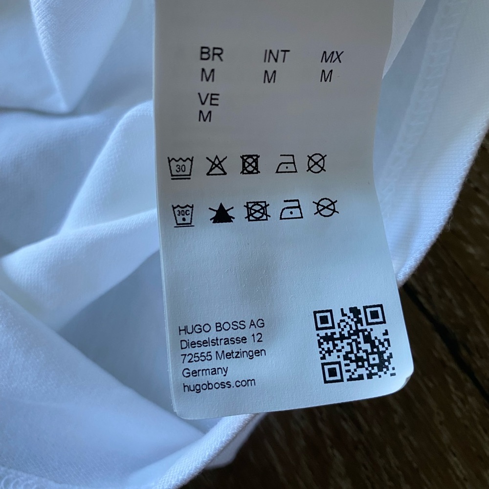 Hugo Boss white polo shirt-sleeve shirt - Picture 4 of 7